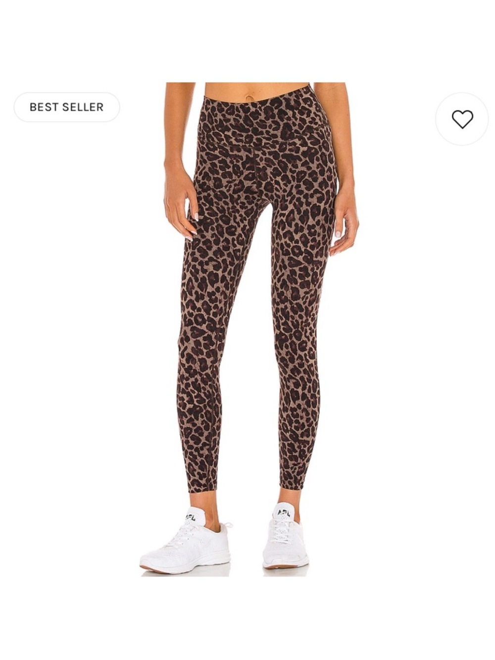 Varley Leopard Print High-Waist Leggings - Brown/Black